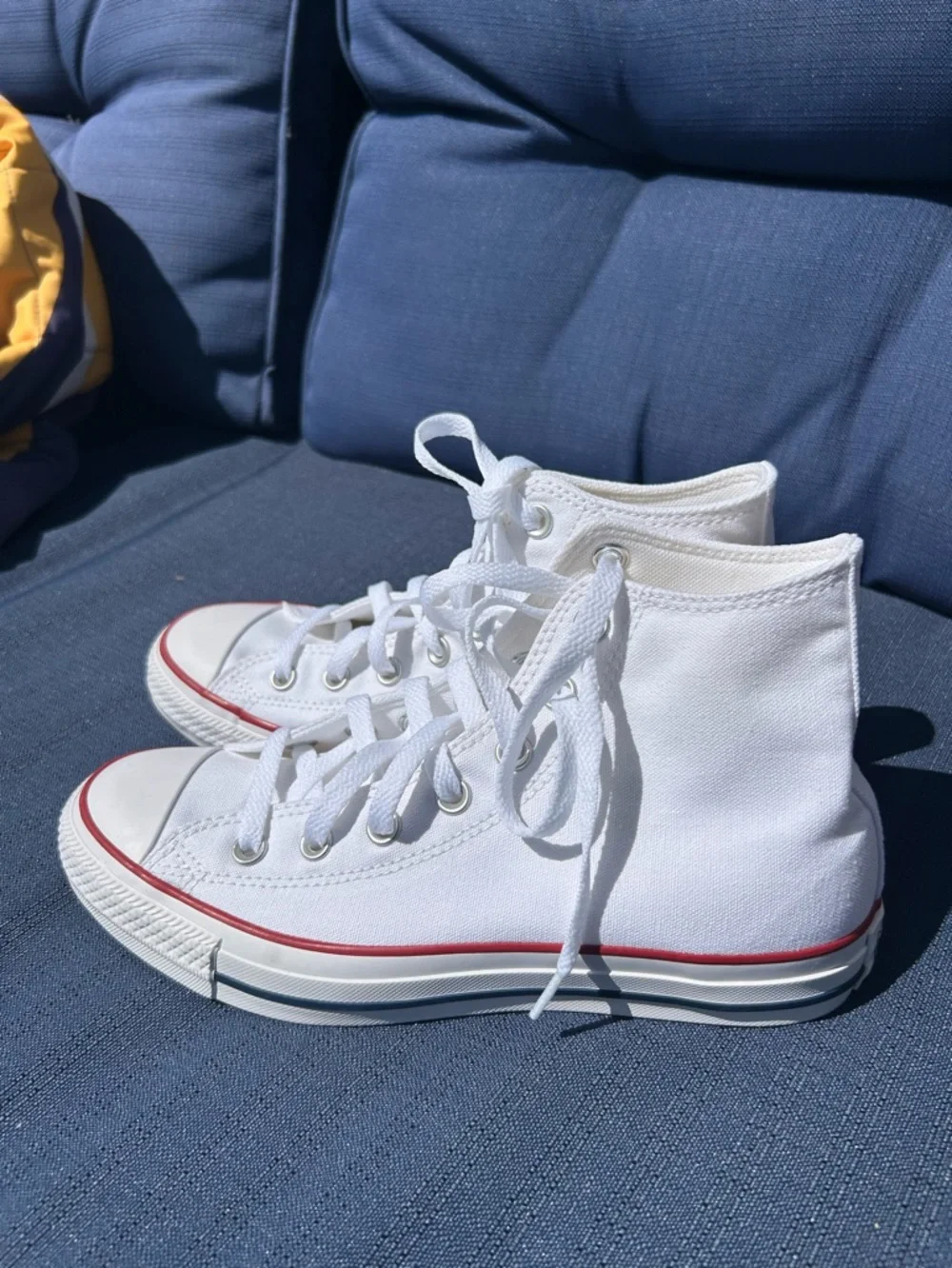 CONVERSE CTAS Chuck Taylor All Star Hi Sneaker M6 W8 WIDE WIDTH Optic NIB - Picture 5 of 12